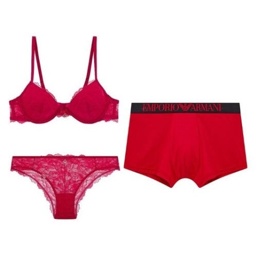 아르마니 엠포리오 아르마니 프리미엄 레이스 마이크로 커플 속옷 세트 0822385506/11506/0812312033