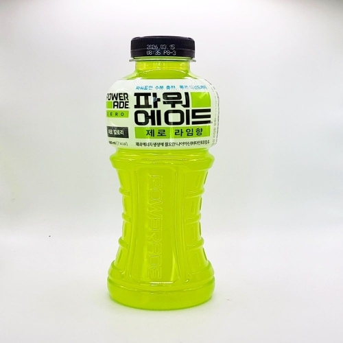 코카콜라음료 파워에이드 제로 라임향 600ml (24개)_이미지