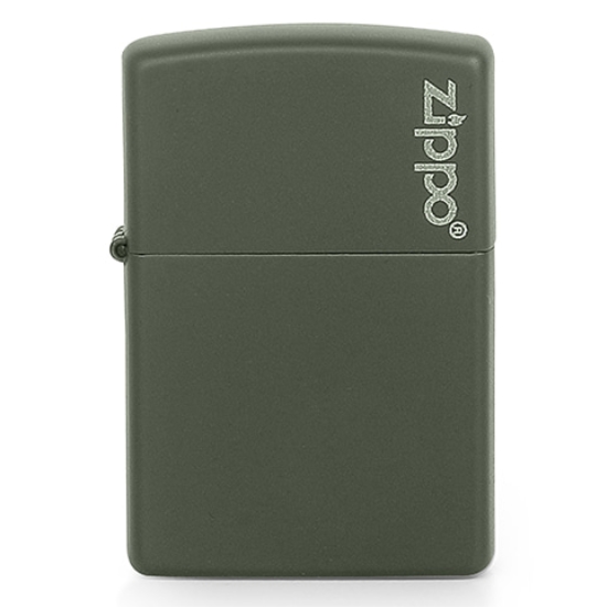 지포(ZIPPO) 그린 매트 로고 ZP221ZL