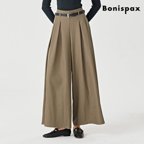 보니스팍스 와이드 슬랙스 팬츠 XO3TA006L0_이미지