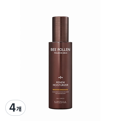 미샤 비폴렌 리뉴 모이스처라이저 130ml (4개)_이미지