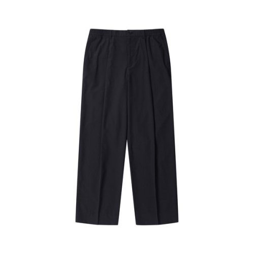 블랙 릴렉스 핏 시어서커 셋업 팬츠 C9PAM25431BKX