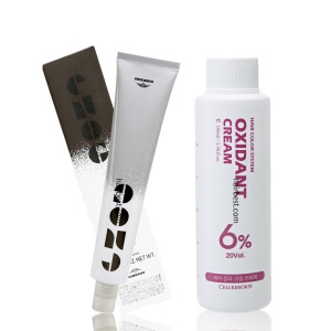에노그 컬러 염색약 1제 80g+2제 100ml 화이트 White