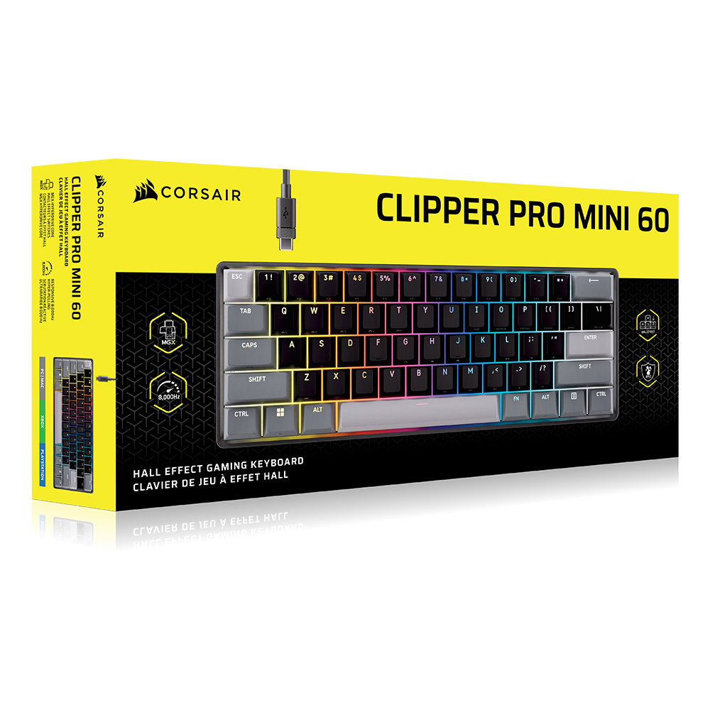 CORSAIR 클리퍼 PRO 미니 60 (블랙)_이미지