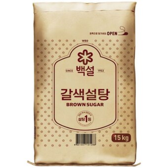 백설 갈색<b>설탕</b> 15kg