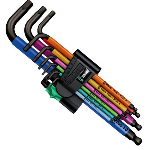 베라 멀티 컬러 육각 렌치 세트 950/9 HEX PLUS (9pcs)_이미지