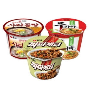 농심 사리곰탕큰사발4개 + 무파마4개 + 짜파게티4개_이미지