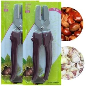 리빙코리아 밤가위 밤까는가위 2개 밤까는기계 밤칼 밤깎는가위