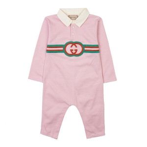  구찌 로고 프린팅 점프수트 660754 XJFOW 5658 3-24M