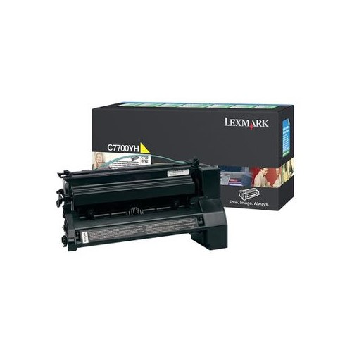 Lexmark 정품 C7700YH 노랑