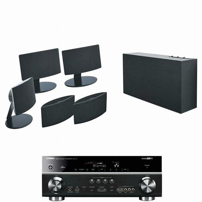 야모 A101 HCS 5 5.1채널 + 야마하 AV리시버 (RX-V771)_이미지
