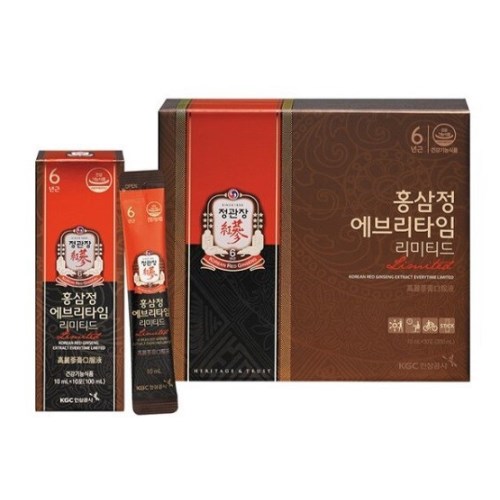 한국인삼공사 정관장 홍삼정 에브리타임 리미티드 10ml 30포 (1개)_이미지