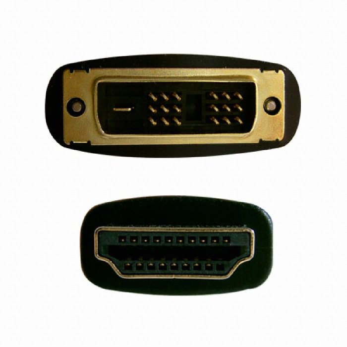 라인업시스템 LANSTAR HDMI to DVI 케이블 Ver1.3b GOLD(DVIS-HDMI) (10m)_이미지