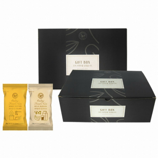 산과들에 파이널너츠 50개입 허니버터+밀크바나나 선물세트 (1개)