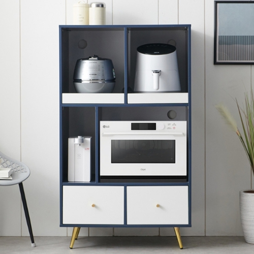 마인드 광파오븐 렌지대 수납장 800