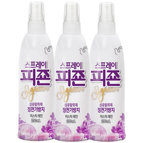 피죤 섬유탈취제 시그니처 미스틱레인 200ml (3개)_이미지