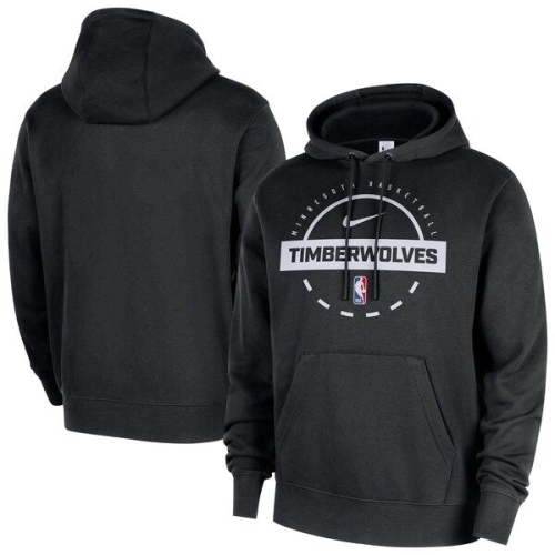  나이키 NBA 미네소타 팀버울브스 2025/26 Authentic Practice Club Hoodie Black 1207173