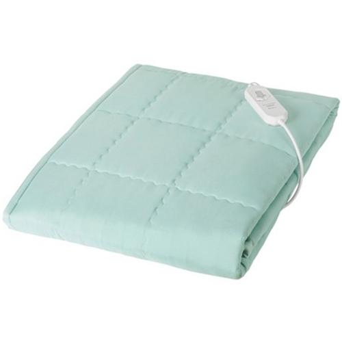 한일산업 양모 포그미 AI 민트 그린 탄소 온열 매트 (슈퍼싱글, 110x200cm)_이미지