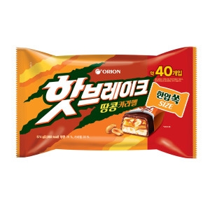 핫브레이크 땅콩카라멜 한입쏙 40P 574g