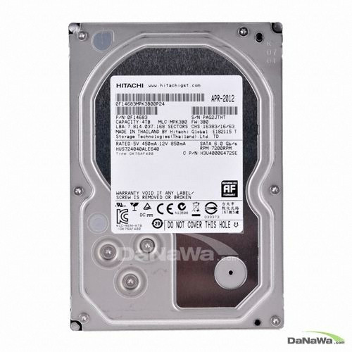 HGST Ultrastar 7K4000 7200/64M (HUS724040ALA640, 4TB)