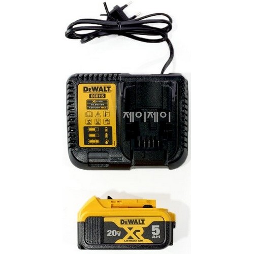 디월트 DCB184 + DCB115 (5.0Ah, 배터리 1개)_이미지