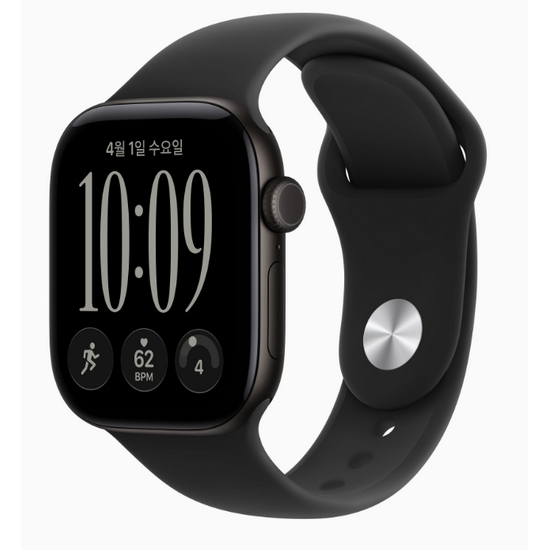 APPLE 워치 시리즈12 42mm Cellular 알루미늄 (블랙_스포츠밴드)