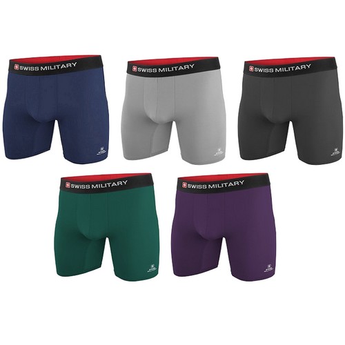 메쉬 패널 스포츠 롱 드로즈 5장 세트