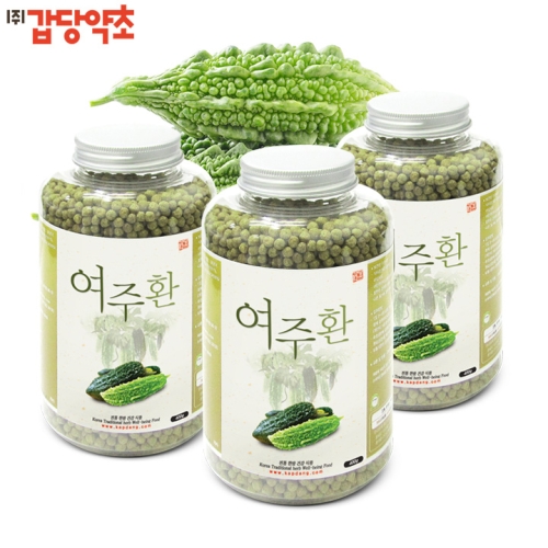 갑당약초 국내산 여주환 400g 3병_이미지