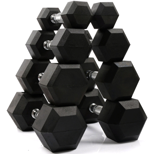 케이포스포츠 K4아몸디 고무 덤벨 K4-70 (5kg, 1개)