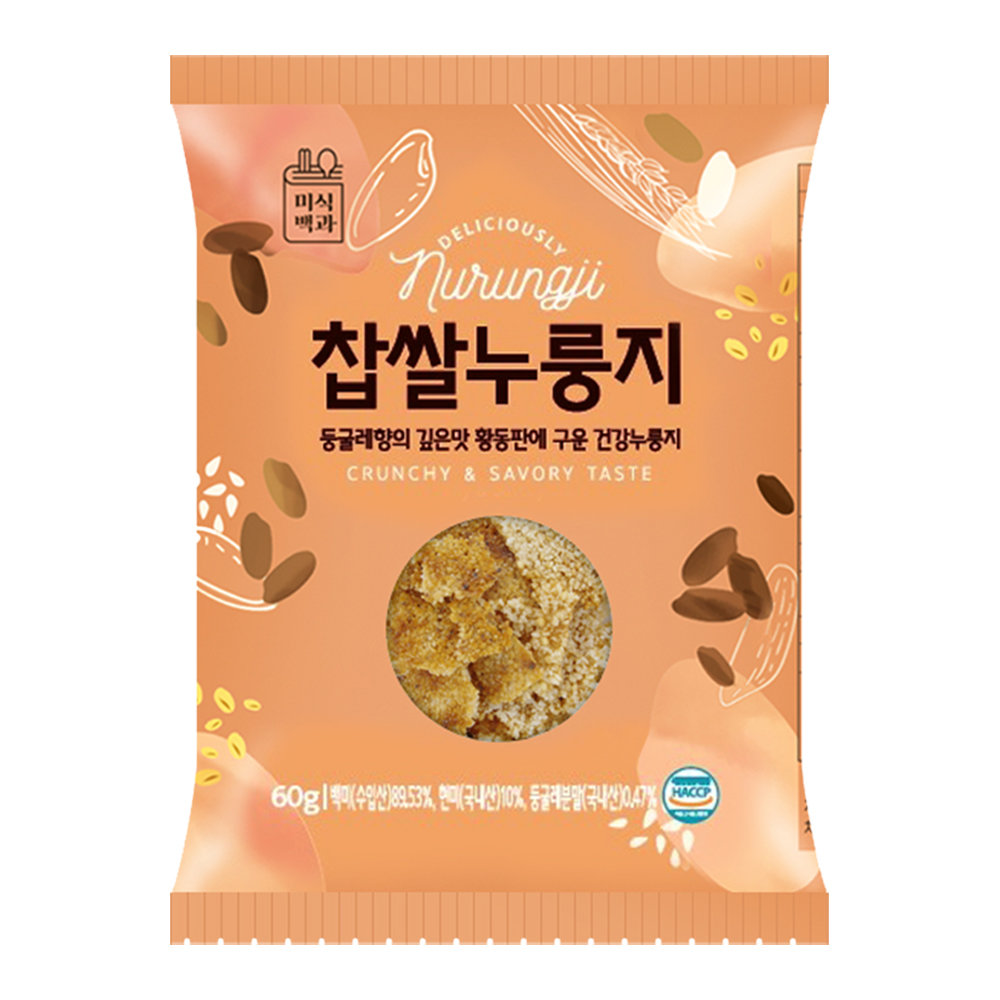아람농가 미식백과 찹쌀 누룽지 60g (1개)_이미지