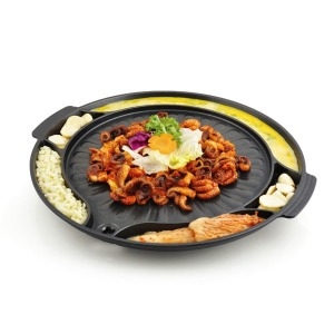 계란찜 원형구이팬 고기불판 구이용 구이판