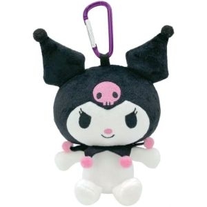 나카지마 코퍼레이션 산리오 캐릭터 봉제 인형 에코백 스탠다드 쿠로미 208361-25 H17.5xW11xD6.5cm