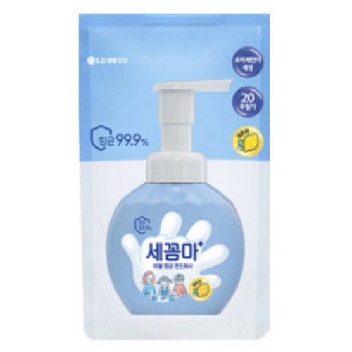 세꼼마 버블 항균 핸드워시 리필 레몬 200ml