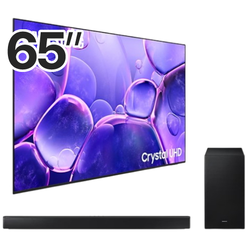 삼성전자 Crystal UHD KU65UF8500FXKR (벽걸이+사운드바, HW-B650D)_이미지