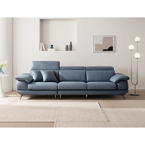 BIF보루네오  디에르 디아모 천연통가죽 소파 3.5인용 (스툴별도)