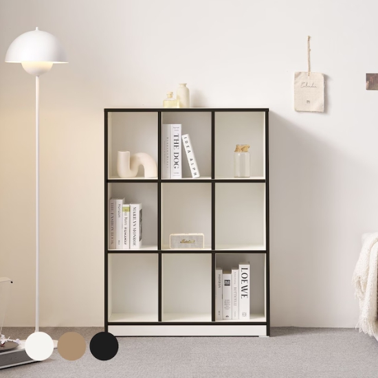 홈인홈 마음에 드는 E0 화이트 책장 800 3x3 (1개)