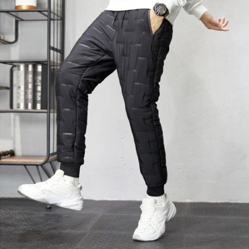 파파브로 겨울철 따뜻한 라이딩 바이크 남성 밑단 시보리 바지 DMS-PTH-Q2494934_이미지