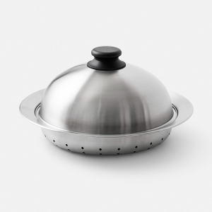 자연주의 스텐찜기+돔형뚜껑 세트_24-28cm용