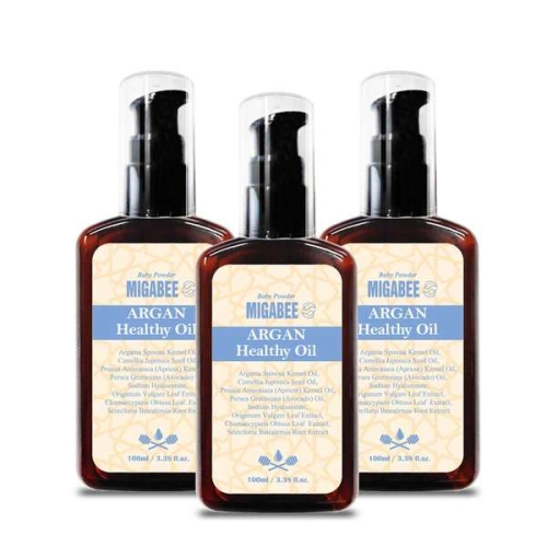 미가비 아르간 헬씨 오일 베이비파우더 100ml (3개)