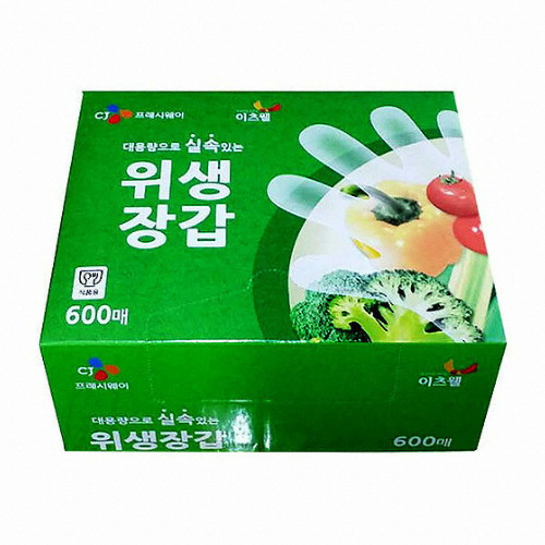 CJ프레시웨이  백설 이츠웰 위생장갑 600매[1개(600매)]