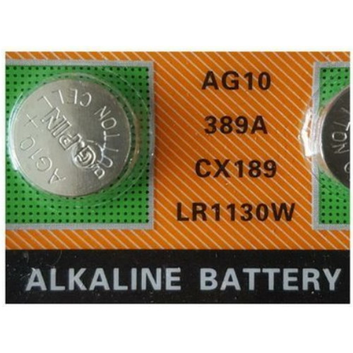 [불명] 알카라인 AG10 / 389A / CX189 / LR1130W (1개)_이미지