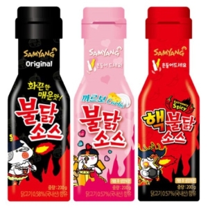 삼양식품 불닭소스 200g 혼합 3종 불닭+까르보+핵_이미지