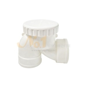 넘버원 PVC P트랩 배수용 50A/VG2/PVC배관/PVC파이프/PVC부속