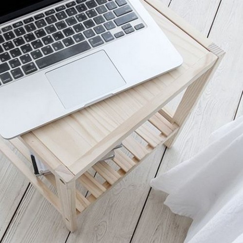 올리빙 원목 미니 테이블 협탁 350_이미지