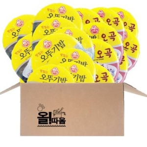 오뚜기 오뚜기밥 백미 210g 16개 + 오곡밥 210g 8개