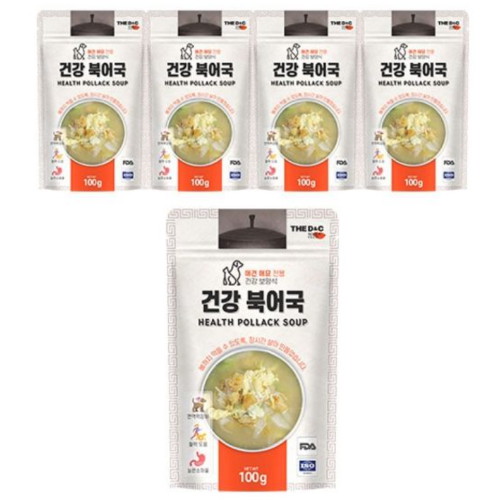 더독 건강 북어국 100g (5개)_이미지