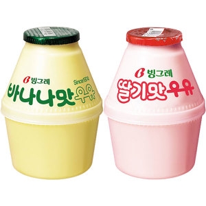 빙그레 딸기맛 단지우유 240ml x16개_이미지