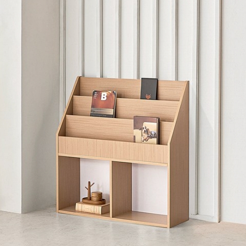 전면책꽂이 3단 책장 800