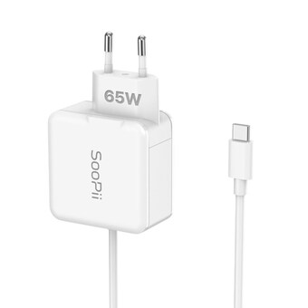 SooPii PD PPS <b>65W</b> 일체형 C타입 <b>충전기</b> 어댑터 Z65