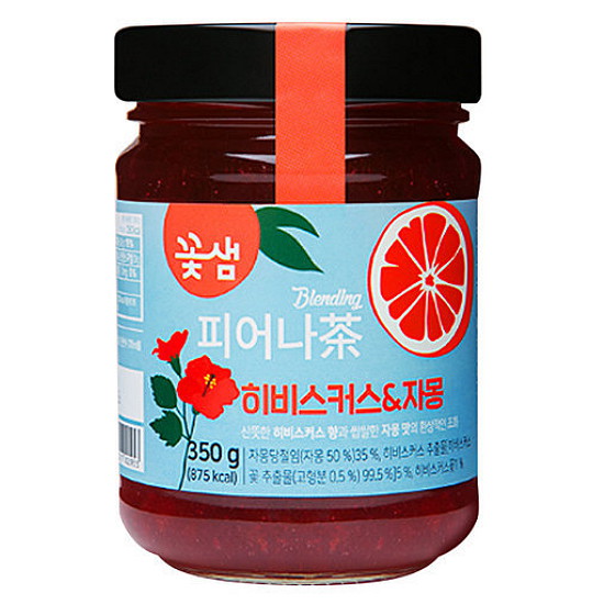 꽃샘식품 피어나차 히비스커스 자몽 350g (1개)